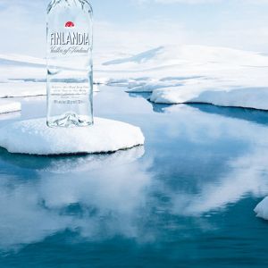 Finlandia Vodka na Natureza