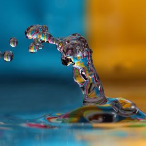 Splash de Água Colorido
