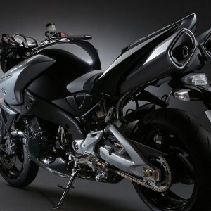 Motocicleta Preta Elegante