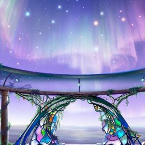 Paisagem Mágica da Aurora