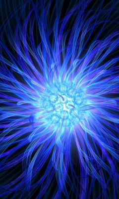 Design Abstrato Azul de Luz