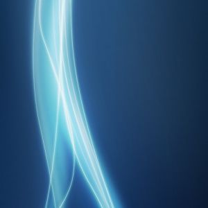 Ondas de Luz Azul Abstratas