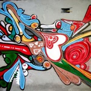Arte Abstrata Colorida