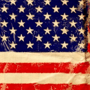 Bandeira Americana Vintage