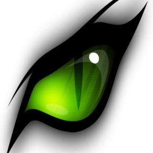 Ilustração de Olho Verde