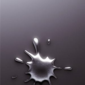 Design Abstrato de Splash Metálico