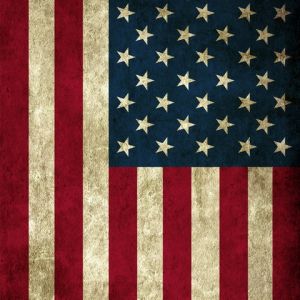 Design Vintage da Bandeira Americana