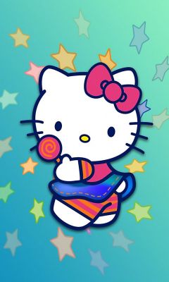 Hello Kitty com Pirulito