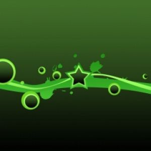 Design Abstrato Verde