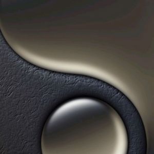 Design Abstrato Yin Yang