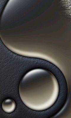 Design Abstrato Yin Yang