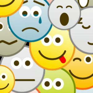 Faces Emoji Coloridas