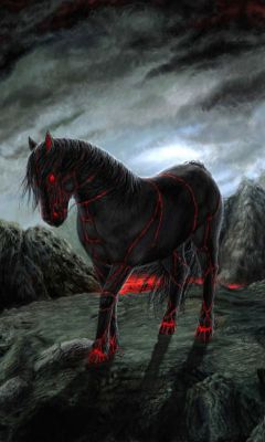 Cavalo Negro Místico