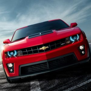 Carro Esportivo Vermelho Chevrolet Camaro
