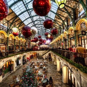 Decorações do Mercado de Natal