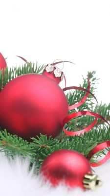 Enfeites de Natal Vermelhos