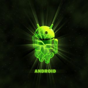 Robô Android Verde