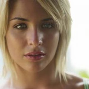 Linda Mulher Loira