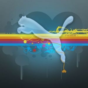 Design Abstrato do Logo Puma