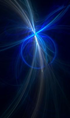 Padrões de Luz Abstrata Azul