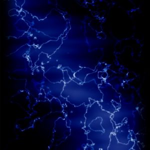 Design Abstrato Azul Elétrico