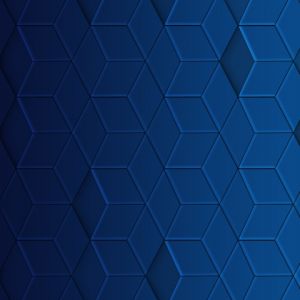 Padrão Hexagonal Azul