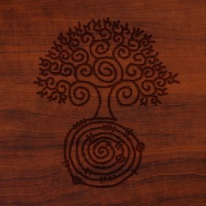 Design Intricado da Árvore da Vida