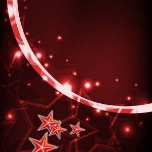 Fundo Vermelho Estrelado