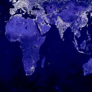 Mapa Mundial Iluminado