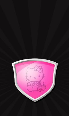 Escudo Rosa da Hello Kitty