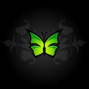 Arte da Borboleta Verde