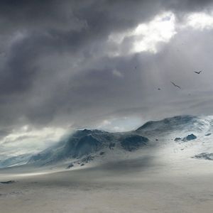 Montanhas Neve Majestosas