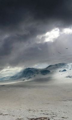 Montanhas Neve Majestosas