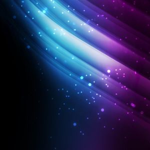 Ondas Vibrantes Azuis e Roxas