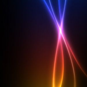 Ondas de Luz Abstratas Coloridas