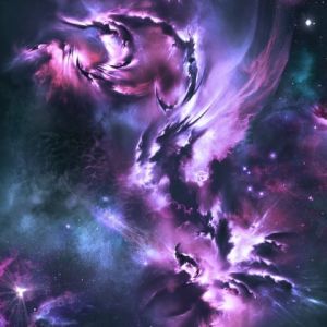 Nebulosa Roxa Cósmica