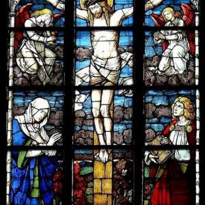 Arte de Vitral Crucificação