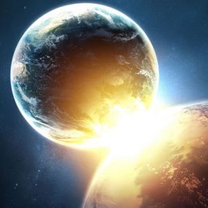 Colisão Cósmica de Planetas