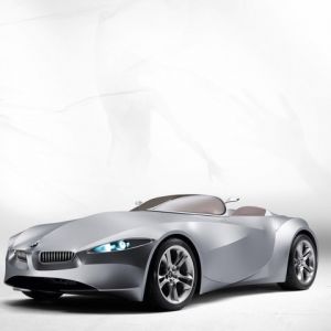 Carro Conceito Prateado Elegante