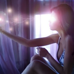 Garota Mística na Luz