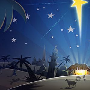 Cena Noturna da Estrela de Natal