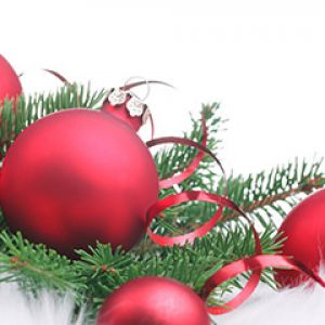 Enfeites de Natal Vermelhos