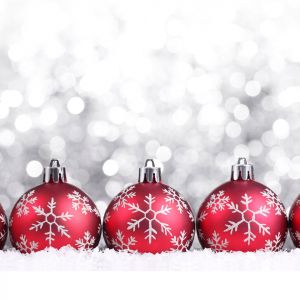 Enfeites de Natal Vermelhos