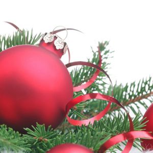 Enfeites de Natal Vermelhos