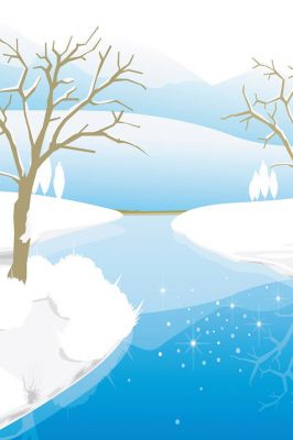 Paisagem de Inverno com Rio