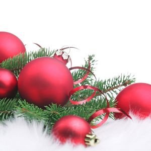Enfeites de Natal Vermelhos