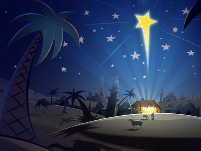 Cena de Natal com Estrela