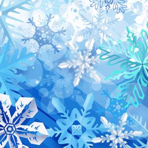 Fundo de Flocos de Neve de Inverno