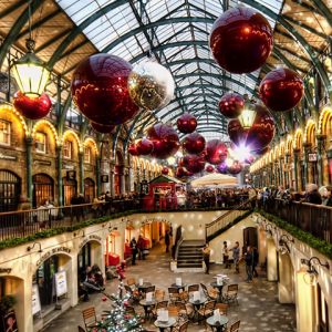 Decorações do Mercado de Natal