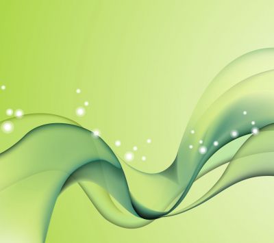 Ondas Abstratas Verdes